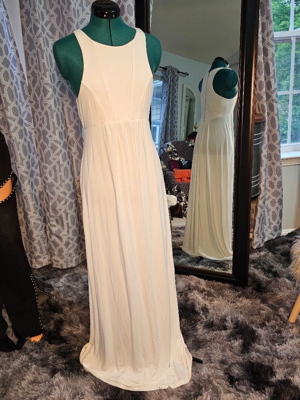 Tart Collections Draped Tank Modal Maxi/Midi Dress - Size M